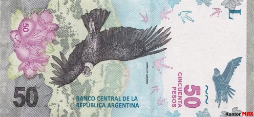50 peso argentyĹskich edycja 2018 rok - Awers