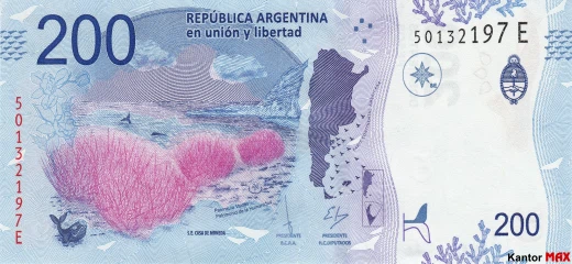 200 peso argentyĹskich edycja 2016 rok - Rewers