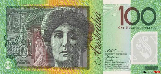 100 dolarów australijskich 1996 rok - Awers