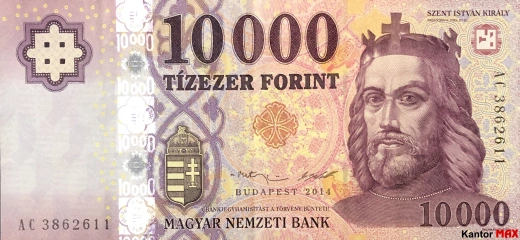 10 000 угорських форинтів 2014 - Awers