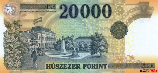 20 000 угорських форинтів 2015 - Rewers