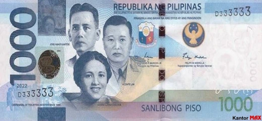 1000-Pesos-Serie 2022 - Awers