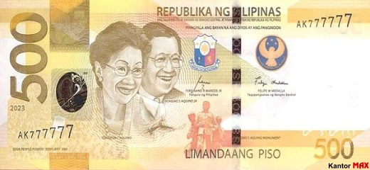 500 Pesos 2022 Serie - Awers