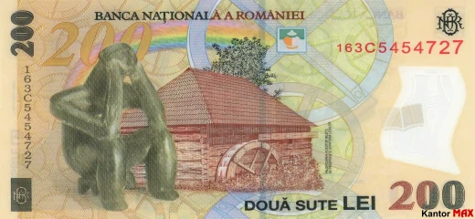 200 rumunských lei 2006 - Rewers