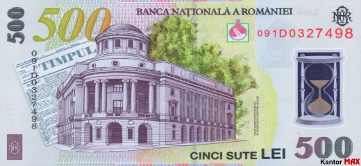 500 rumunských lei 2005 - Rewers