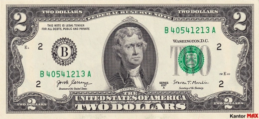 2 americké dolary 1976 - Awers