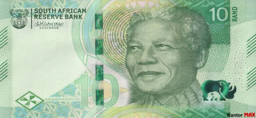10 randĂłw poĹudniowoafrykaĹski 2018 rok - Awers