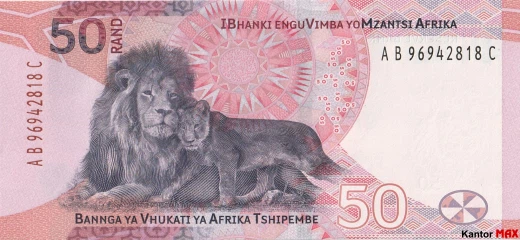 50 randĂłw poĹudniowoafrykaĹski 2018 rok - Rewers
